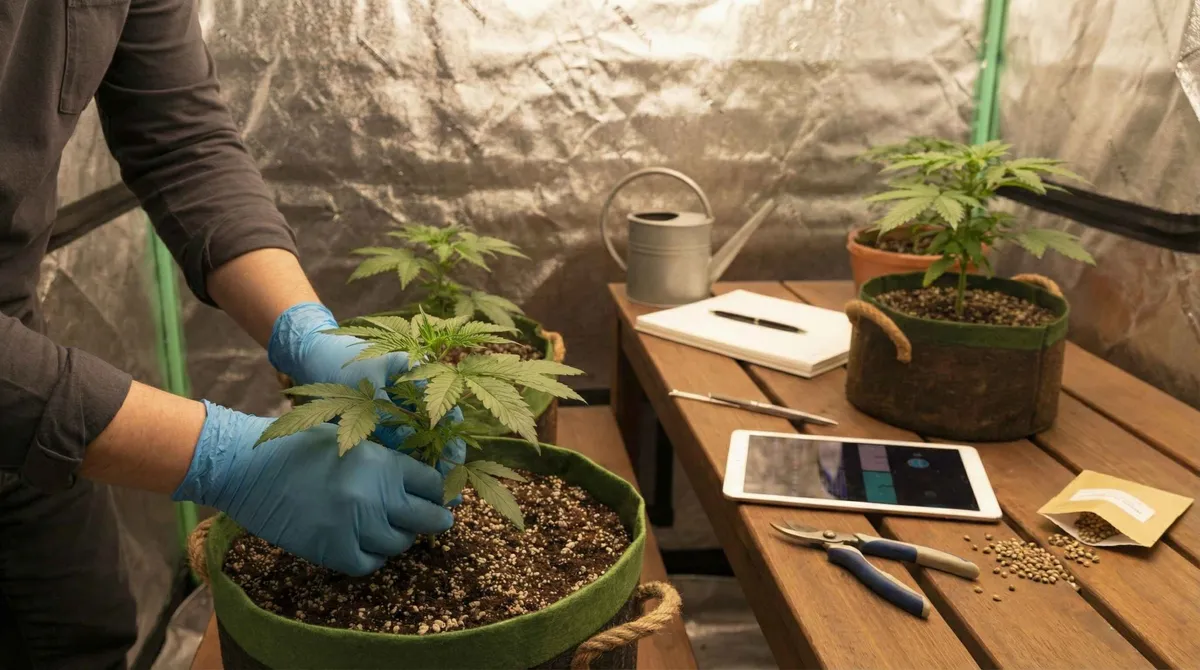 Cannabis anbauen für Anfänger – Keimung, Wachstum und Ernte Guide